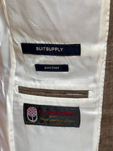 Charger l&#39;image dans la galerie, Suitsupply costume vintage trois pièces 100% lin Ormezzano 48
