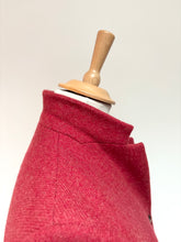 Charger l&#39;image dans la galerie, Curling Paris blazer femme vintage rose en laine Harris Tweed 38
