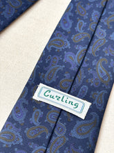 Charger l'image dans la galerie, Curling cravate paisley en soie Made in France
