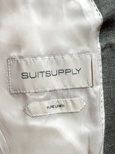 Lade das Bild in den Galerie-Viewer, Suitsupply blazer gris en pur lin Solbiati modèle Havana Patch L
