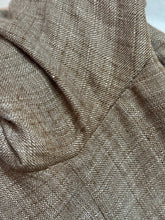 Lade das Bild in den Galerie-Viewer, Hugo Boss blazer marron beige en laine et lin Reda 52
