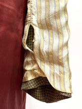 Lade das Bild in den Galerie-Viewer, E. Thomas blazer pied de poule en laine lin et soie 52
