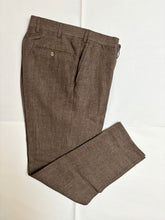 Charger l&#39;image dans la galerie, Suitsupply costume vintage trois pièces 100% lin Ormezzano 48
