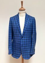 Charger l&#39;image dans la galerie, Vitale Barberis Canonico costume deux pièces à carreaux 100% laine 48
