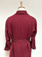 Carica l'immagine nel visualizzatore di Gallery, Vestaglia vintage in lana con collo a scialle Neri del Ponte Made in Italy L
