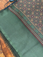 Cargar imagen en el visor de la galería, Morris foulard double face en laine soie Made in Italy
