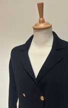Charger l'image dans la galerie, Cyrillus Paris cardigan croisé bleu marine 100% laine vierge Taille 2 / 40 FR
