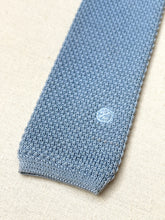 Lade das Bild in den Galerie-Viewer, Ermenegildo Zegna cravate tricot en pur coton Made in Italy
