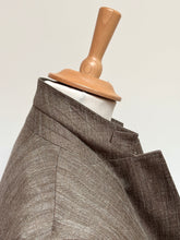 Lade das Bild in den Galerie-Viewer, Loro Piana Summertime blazer marron beige en laine lin et soie 52

