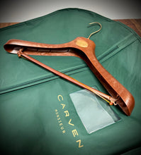 Charger l&#39;image dans la galerie, Carven costume vintage marron à chevrons en laine  54/56
