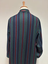 Charger l&#39;image dans la galerie, Red Lyon robe de chambre à rayures vintage en pure laine 52
