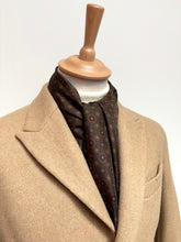 Cargar imagen en el visor de la galería, Morris foulard double face en laine soie Made in Italy
