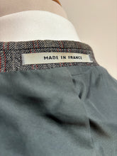 Charger l&#39;image dans la galerie, Nicoll Paris costume à rayures vintage trois pièces en pure laine vierge M/L

