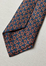 Load image into Gallery viewer, Caleffi Roma X Vivax London cravate paisley en soie Made in England
