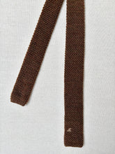 Charger l'image dans la galerie, Cravate maille vintage en laine et mohair
