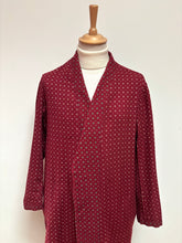 Carica l'immagine nel visualizzatore di Gallery, Vestaglia vintage in lana con collo a scialle Neri del Ponte Made in Italy L
