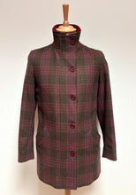 Načíst obrázek do prohlížeče Galerie, Chrysalis The Hampton manteau femme en tweed Anglais en laine vierge Taille 36 Made in England
