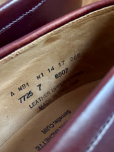 Carica l&#39;immagine nel visualizzatore di Gallery, Bowen mocassins bordeaux en cuir lisse 7 UK/41 FR
