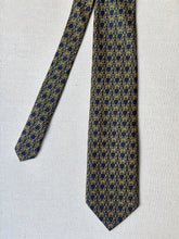 Charger l'image dans la galerie, Louis Sciolla Paris cravate vintage à motif fantaisie Made in Italy
