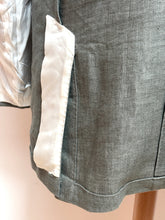 Lade das Bild in den Galerie-Viewer, Suitsupply blazer gris en pur lin Solbiati modèle Havana Patch L
