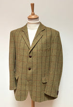 Charger l'image dans la galerie, John Hanly blazer à carreaux en pure laine vierge 42 R / 54 FR

