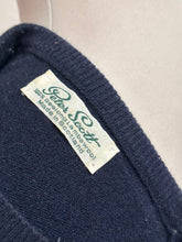 Carica l'immagine nel visualizzatore di Gallery, Maglione girocollo Peter Brown in lana e mohair con motivo a rombi, Made in Italy, taglia 54/XXL
