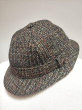 Charger l&#39;image dans la galerie, Dunn &amp; Co X Harris Tweed chapeau pliant tweed ghillie 100% laine vierge 57
