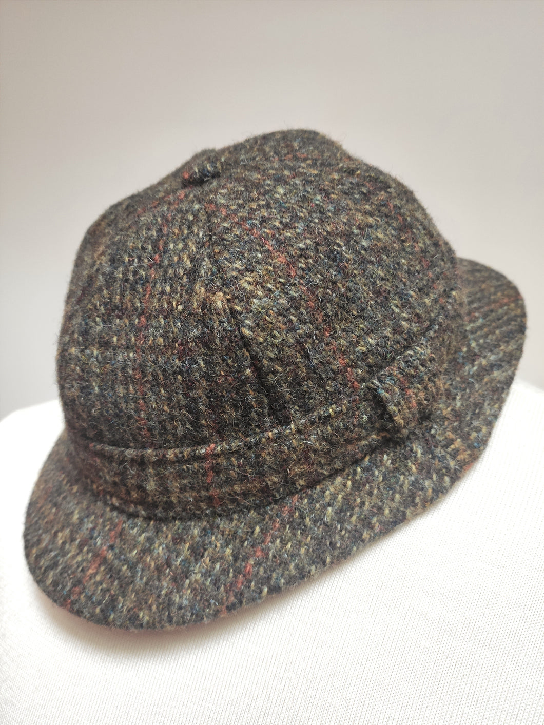 Dunn & Co X Harris Tweed chapeau pliant tweed ghillie 100% laine vierge 57