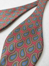 Carica l&#39;immagine nel visualizzatore di Gallery, Nœud papillon vintage à motif paisley Made in Italy
