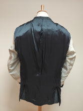 Carica l&#39;immagine nel visualizzatore di Gallery, Harris Tweed X Maxim&#39;s blazer à carreaux fenêtre en pure laine 52 Made in Italy
