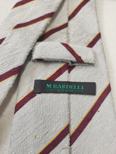 Charger l&#39;image dans la galerie, Cashmere Cotton &amp; Silk M. Bardelli cravate club shantung  Made in Italy
