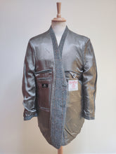 Carica l&#39;immagine nel visualizzatore di Gallery, Harris Tweed X Walbusch blazer vintage à chevrons en tweed 54
