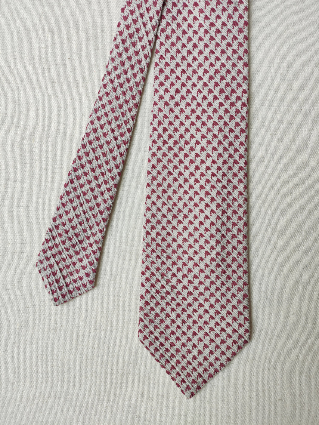 Fiorio Milano cravate texturée en coton Made in Italy