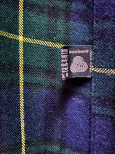 Charger l'image dans la galerie, Brummell robe de chambre tartan vintage à col châle en laine Made in France Taille 3 / M
