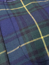 Charger l'image dans la galerie, Brummell robe de chambre tartan vintage à col châle en laine Made in France Taille 3 / M
