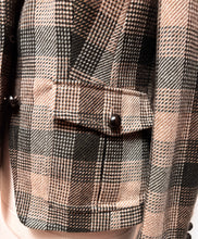Charger l'image dans la galerie, Daks blazer vintage femme à carreaux en laine 42 FR
