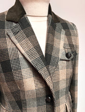 Charger l'image dans la galerie, Daks blazer vintage femme à carreaux en laine 42 FR
