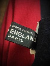 Carica l&#39;immagine nel visualizzatore di Gallery, Old England Paris écharpe vintage en pure laine vierge Made in England
