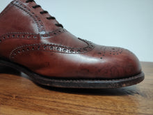 Afbeelding in Gallery-weergave laden, Carmina richelieus oxford en cuir de veau marron 6,5 UK / 40 FR
