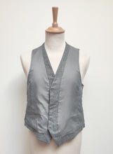 Carica l&#39;immagine nel visualizzatore di Gallery, Gilet de costume vintage en laine Prince de Galles L
