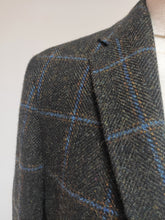 Charger l&#39;image dans la galerie, Harris Tweed X Barutti blazer à carreaux fenêtre 100% laine 50
