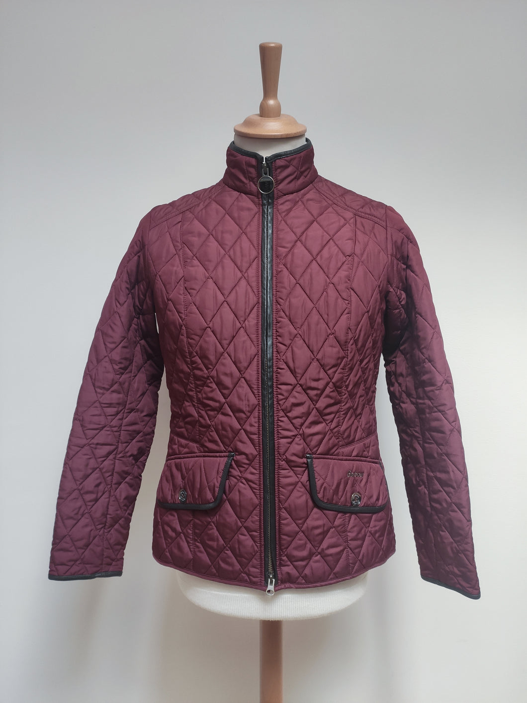 Barbour femme veste matelassée bordeaux Stallion Quilt 12 UK / 40 FR