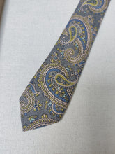 Afbeelding in Gallery-weergave laden, Anselmo Dionisio cravate paisley 100% lin Made in Italy
