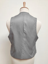 Carica l&#39;immagine nel visualizzatore di Gallery, Gilet de costume vintage en laine Prince de Galles L
