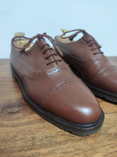 Afbeelding in Gallery-weergave laden, Walter shoes chaussures à lacets femme en cuir grainé marron 36,5
