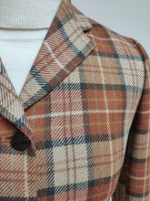 Charger l&#39;image dans la galerie, Daks blazer vintage femme à carreaux en laine et coton 40 FR
