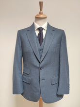 Carica l&#39;immagine nel visualizzatore di Gallery, Dormeuil costume vintage trois pièces en laine vierge M
