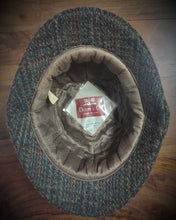 Afbeelding in Gallery-weergave laden, Dunn &amp; Co X Harris Tweed chapeau pliant tweed ghillie 100% laine vierge 57

