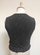 Afbeelding in Gallery-weergave laden, Scapa gilet gris vintage femme 100% laine 42
