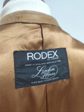 Charger l&#39;image dans la galerie, Rodex of London pardessus vintage beige camel 100% cachemire Made in England 50
